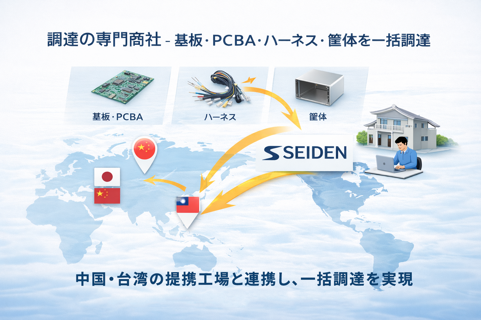 有限会社セイデンのロゴ